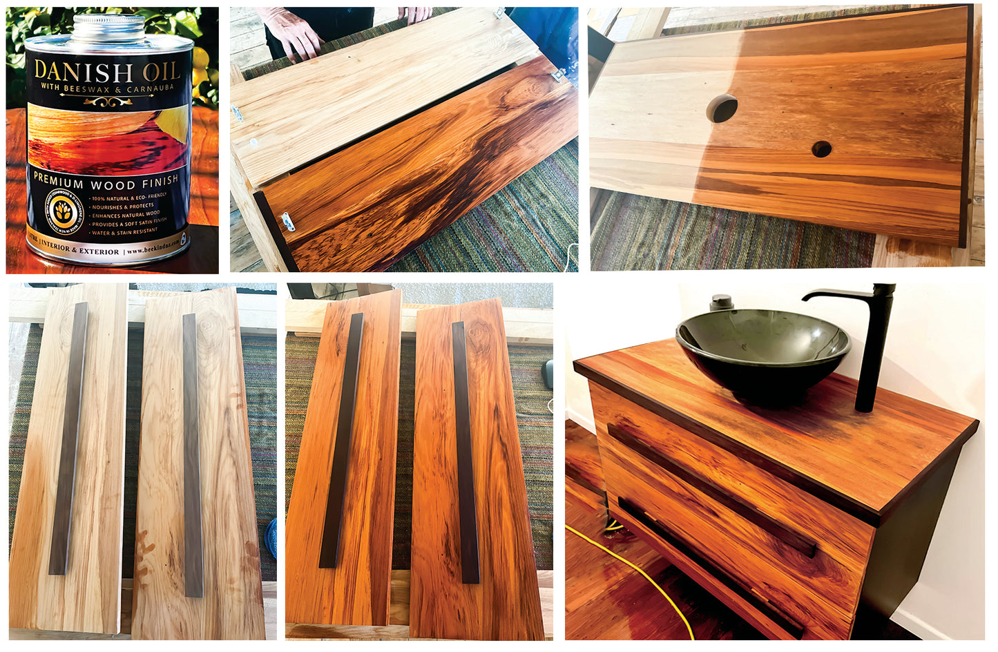 Bee Kind™ Danish Wood Oil – Beeswax & Carnauba Wax Finish