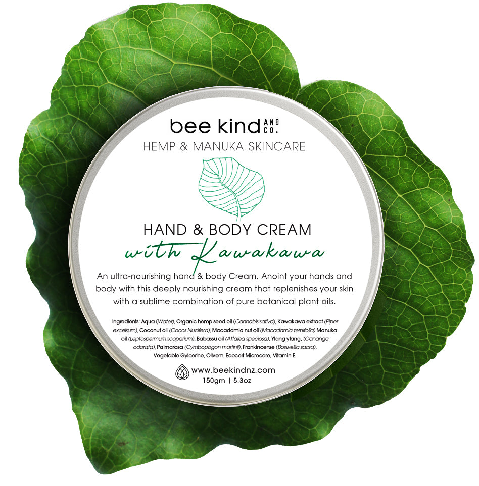 Hemp & Manuka Hand & Body Cream with NZ Kawakawa – Nourishing Skincare
